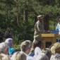 Les Denend Introducing General Clark, Superintendent